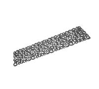 Pretfy Nappeurs en Feutre Runner Accessoires Multifonctionnels et Protection Résistante à la Déformation du Tapis Floral Green Placemats Artistiques Light (Gris foncé)