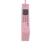 Pretfy Retro Brick Cell Phone Efficient Assembly Model Old Ornement Novelty Fashion Decor Home Office Photography Vintage Accesstes - Optimisé pour Une efficacité Maximale (Rose)