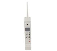 Pretfy Retro Brick Cell Phone Efficient Assembly Model Old Ornement Novelty Fashion Decor Home Office Photography Vintage Accesstes - Optimisé pour Une efficacité Maximale (Blanc)