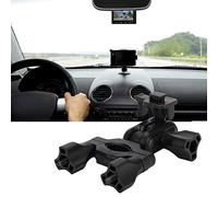 Pretfy Support de Caméra de Rétroviseur Voiture avec Support Rotatif à 360 Degrés, Conception Pratique pour L'installation d'un Enregistreur Conduite (écrou en Plastique)