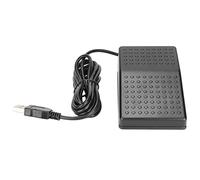Pretfy USB Foot Switch Compact Tool Jeu Programmable Pédale Interface Action Action de Souris Computer Keyboard personnalisé Général avec Un Seul Ajustement Universel, LO
