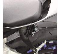 Pretfy Verrouillage du Casque de Moto - Support Antivol en Alliage en Aluminium, côté Gauche, Convient à YZF R1M / R1S / R6 (Noir)