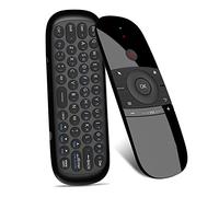 Pretfy W1 2.4G Air Mouse Clavier sans fil Télécommande infrarouge Apprentissage à distance 6 axes Motion Sense avec récepteur USB pour Smart TV Android TV BOX Ordinateur portable PC