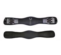 Preto Sangle de dressage synthétique en mousse à mémoire de forme élastique aux deux extrémités, sangle anatomique anti-frottement et anti-file, rembourrage ergonomique, sans pincement