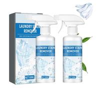 Prétraitement de lessive non ionique, puissant détachant de lessive, spray de nettoyage à sec pour vêtements, après-shampoing pour tissus, éliminateur de taches domestiques (2pcs)