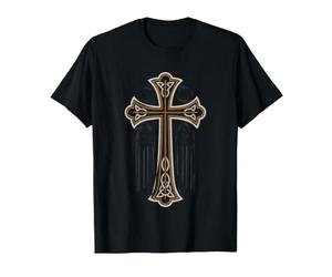 Pretre Episcopalien Foi Ordonnee Croix D'eglise Insigne T-Shirt