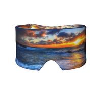 Pretty Backgrounds Cache-oreilles doux pour adultes Motif coucher de soleil