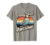 Pretty Bird - Perruche rétro - Ornithologue T-Shirt