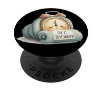 Pretty Do it Tomorrow Déclaration avec réveil PopSockets PopGrip Adhésif