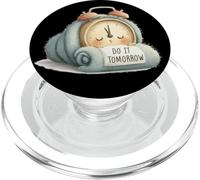 Pretty Do it Tomorrow Déclaration avec réveil PopSockets PopGrip pour MagSafe
