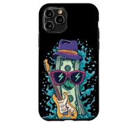 Pretty Dollar Rocker Costume avec Lunettes de Soleil et Guitare Coque pour iPhone 11 Pro