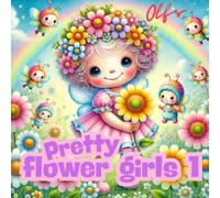 Pretty flower girls1: Nice cute coloring book