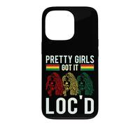 Pretty Girls Got It Loc'd Hair Afro Lover Melanin Dreadlock Coque pour iPhone 13 Pro