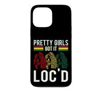 Pretty Girls Got It Loc'd Hair Afro Lover Melanin Dreadlock Coque pour iPhone 13 Pro Max