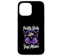 Pretty Girls Like Trap Music Violet Écouteurs Vibes Coque pour iPhone 13 Pro Max