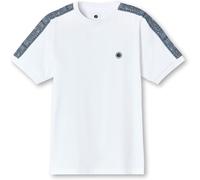 Pretty Green Eclipse Paisley Tape T-Shirt Blanc Moyen Male