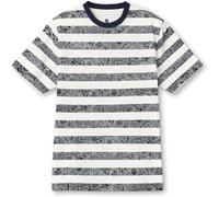 Pretty Green Eclipse Stripe T-Shirt Marine 2X Grand. Male