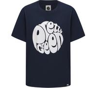 Pretty Green Green Large Logo Tee Mens Marine Small Male