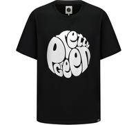 Pretty Green Green Large Logo Tee Mens Noir Petit Male