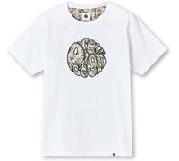 Pretty Green Aquarelle Print T-Shirt Blanc Petit Male