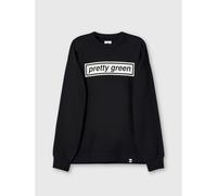 Pretty Green Men's Box Print Sweatshirt Noir 2X Large Male