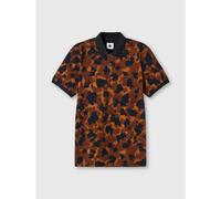 Pretty Green Pg Brindle Polo Sn61 Marron Moyen Male