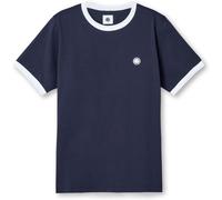 Pretty Green Men's Eclipse Ringer Regular Fit T-Shirt Marine Petit Male