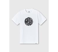 Pretty Green Men's Gillespie Logo Regular Fit T-Shirt Blanc Petit Male