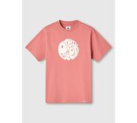 Pretty Green Men's Gillespie Logo Regular Fit T-Shirt Ruby Medium Male