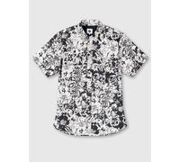 Pretty Green Men's Molineux Short-Sleeve Plain Shirt Noir X Large Male