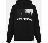 Pretty Green Men's Pg Live Forever Hoodie Noir Moyen Male