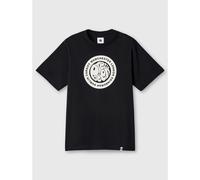 Pretty Green Men's Pg Tour Logo Regular Fit T-Shirt Noir Large Male