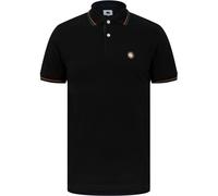 Pretty Green Men's Pg Wonderwall Short-Sleeve Polo Shirt Noir Petit Male