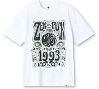 Pretty Green Men's Zen Tour Graphic Regular Fit T-Shirt Blanc Moyen Male