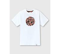 Pretty Green Pg Brindle Logo Ts Sn61 Blanc Medium Male