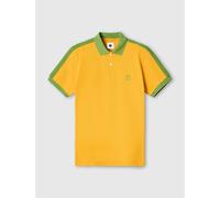 Pretty Green Pg Denton Ss Polo Jaune Small Male