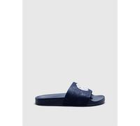 Pretty Green Pg Okala Embossed Pool Sliders Marine/Blanc 6 (39) Male