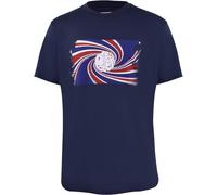 Pretty Green Swirl Logo T-Shirt Mens Marine Grand Male