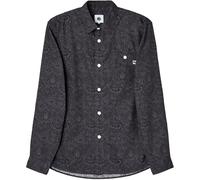 Pretty Green Pg Tonal Paisley Shirt Noir 2X Grand. Male