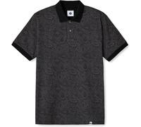 Pretty Green Wonderwall Paisley Polo Shirt Noir Très grand Male