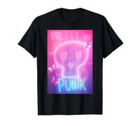 Pretty in Punk Pink Crâne Cœurs Papillons Esthétique Party T-Shirt