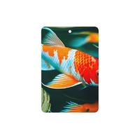 Pretty Koi Fish Printing Lot de 10 désodorisants de voiture à suspendre avec corde pour voiture, maison