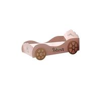 PRETTY - Lit Voiture de Princesse 90x200cm Rose -
