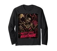 Pretty Little Nightmare Dark Humour Goth Glam Crazy Women Alt Manche Longue