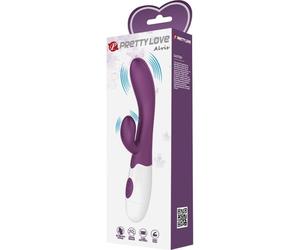 Pretty Love Alvis Vibromasseur Rabbit Point G Violet 1 Unité