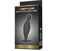 Pretty Love Anal Plug Silicone 11.7 Cm Noir 1pc