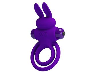 Pretty Love - Anneau pénien rabbit vibrant - Violet