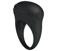 Pretty Love Bertram - anneau pénien vibrant étanche - silicone noir