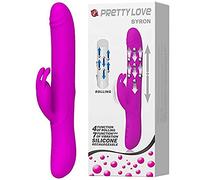 Pretty Love Byron Vibromasseurs rabbit Rose Profond Ø 4 x 25 cm