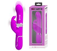 Pretty Love Vibromasseur Coale Rabbit Perles Violette Ø3,2x19,5 cm 1ut